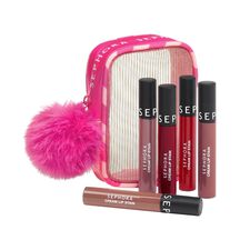 5 CREAM LIP STAIN SET (5 LABIALES LÍQUIDOS)